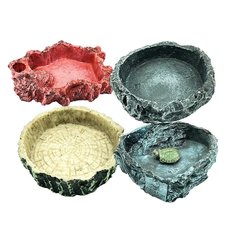 Фидерное бревно пень рептилия блюдо украшение для клетки Ящерица Дракон Игуана