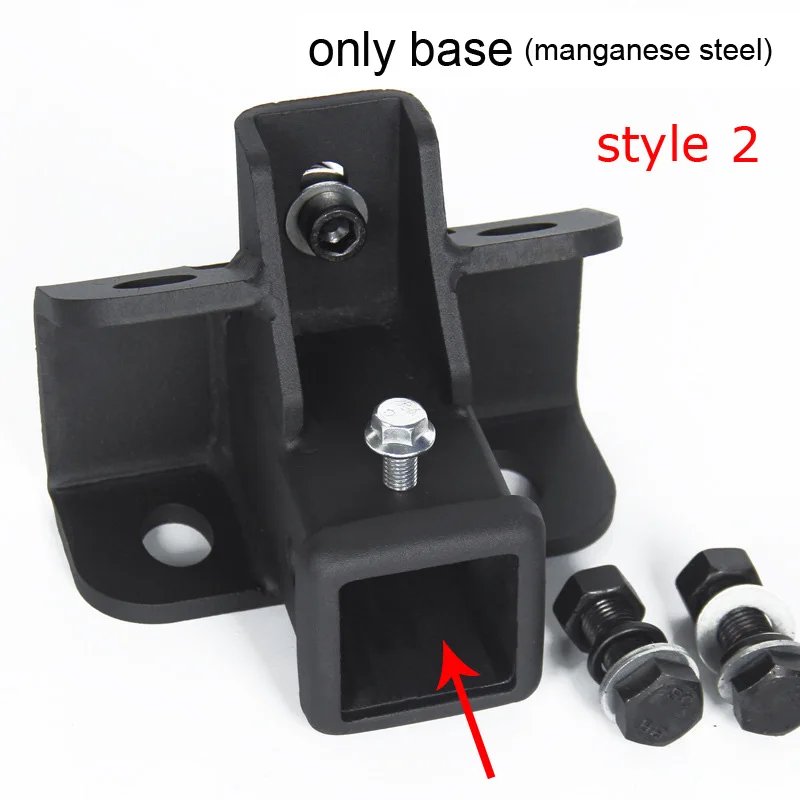 base style 2 Крюк для горячего прицепа, сцепка для прицепа, буксировочная арматура для Range Rover Sport Дискавери 4 обнаружения 3, отличная марганцевая сталь, гарантия качества - Название цвета: base style 2