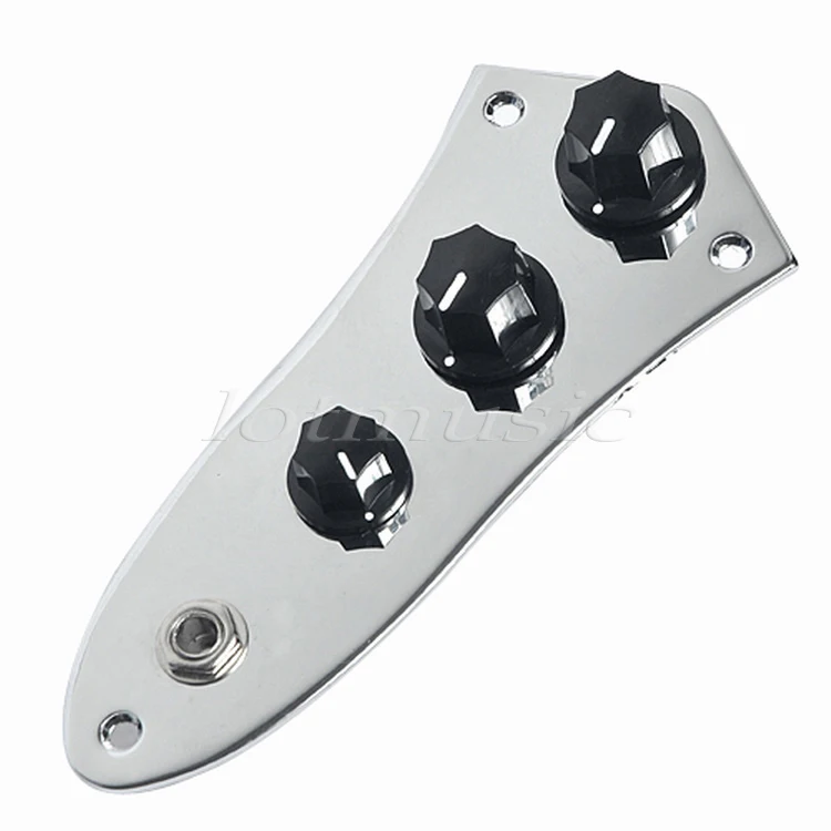 

Jazz Bass Control Plate Wired ,for Fender for jazz bass replacement.