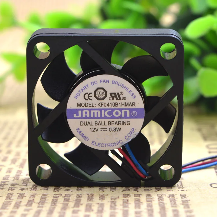 JAMICON KF0410B1HMAR 5 см/см 12 В 0 8 Вт 3-линейный бесшумный вентилятор охлаждения |