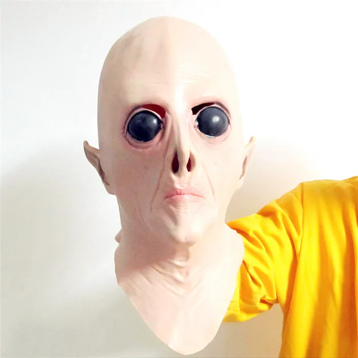 Одежда высшего качества 100% натуральный латекс Реалистичная НЛО чужой головы