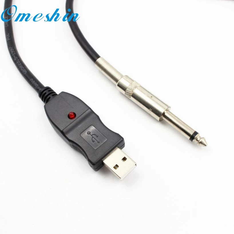Usb линейный вход аудио USB Гитары линия кабель для передачи данных Интерфейс