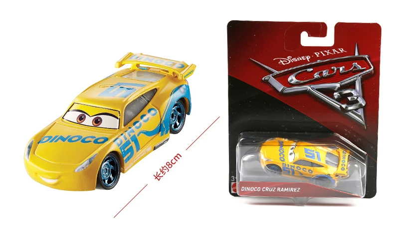 Новинка года 20 Стиль Disney Pixar Cars 3 сплава игрушечных автомобилей Молния Маккуин Джексон Storm Натали некоторые автомобили игрушка Best на день рождения подарок