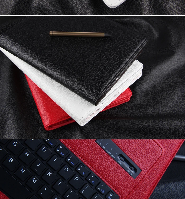 Для iPad 9,7 /5/6/Air 2/Pro 9,7 портфель Folio искусственная кожа Съемная bluetooth-клавиатура чехол+ подарок
