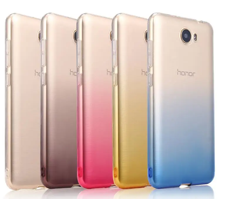 Градиент Цвет Дизайн Мягкий силиконовый чехол для Huawei P9 Lite мини/Huawei Honor 4C Pro Y6 Pro / huawei Honor 5A lyo-l21