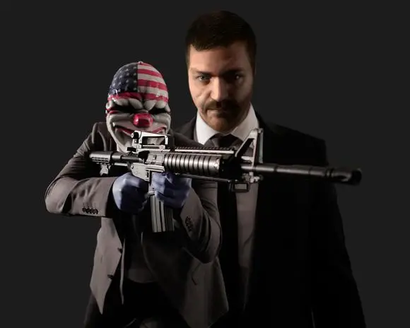Новая разделенная 1/6 шкала солдатская мини-маска PAYDAY Dallas для коллекции фанатов
