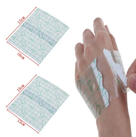 10 шт. водонепроницаемый перевязочный фиксирующий бандаж Прозрачная Лента