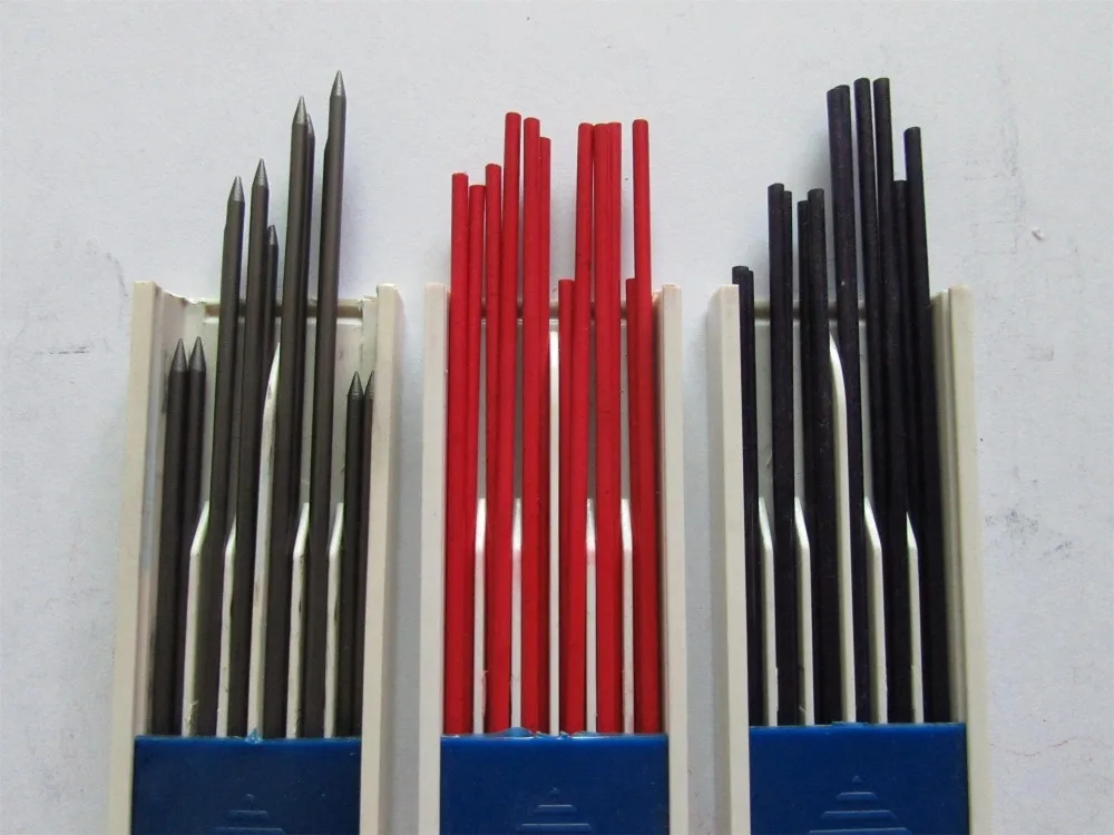 Механические карандаши 2 мм заправка 3 упаковки держатель свинца 5B 4B 3B 2B B HB H 4H