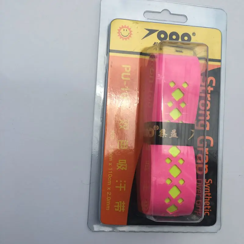pink 1 шт. TOPO карта Упаковка overgrip липкие на ощупь теннисные ручки keel 2 цвета для ракеток для бадминтона и тенниса противоскользящая пот Абсорбирующая намотка - Цвет: pink