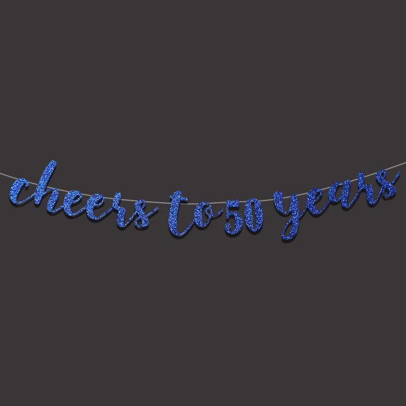 Новинка 2017 баннеры на 50 лет пивная кружка с 50-го дня рождения Декор золотые