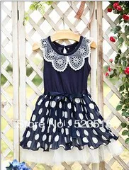 child clothing Dot crumpled dress children garment | Детская одежда и обувь