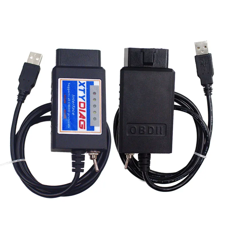Диагностический сканер OBD2 с чипом PIC18F25K80 USB ELM327 V1.5 ELM 100% V1.5/327 переключатель CA/MS CAN