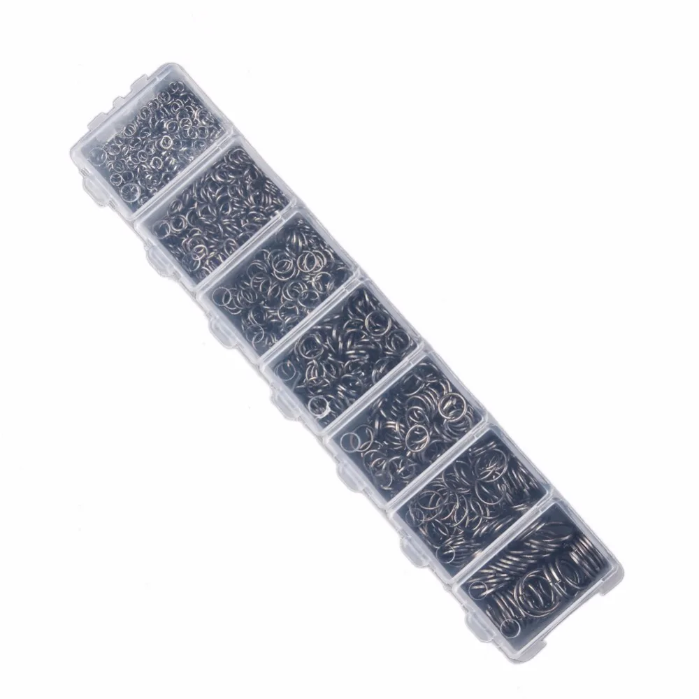 LOULEUR 1450 шт./лот, античные бронзовые/золотые кольца, петля для самостоятельного изготовления ювелирных изделий, креативный соединитель