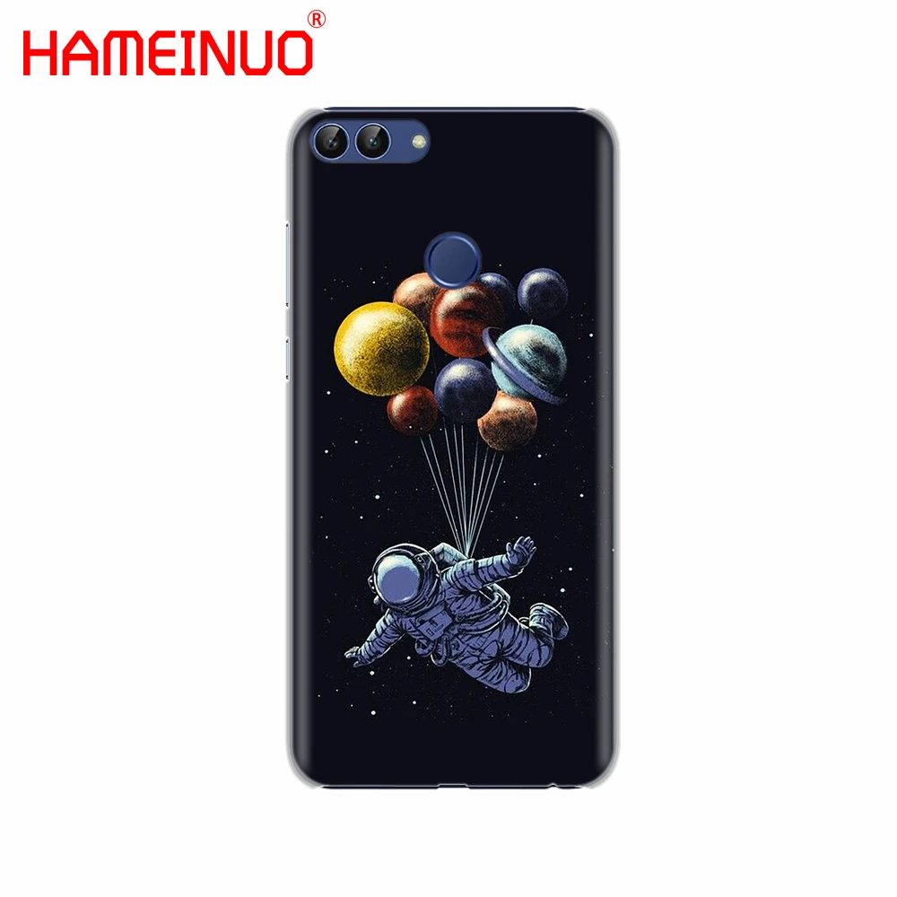 HAMEINUO Космос любовь Луна астронавт Кот Чехол для телефона Huawei NOVA 2 2S 3e PLUS LITE p smart 2018