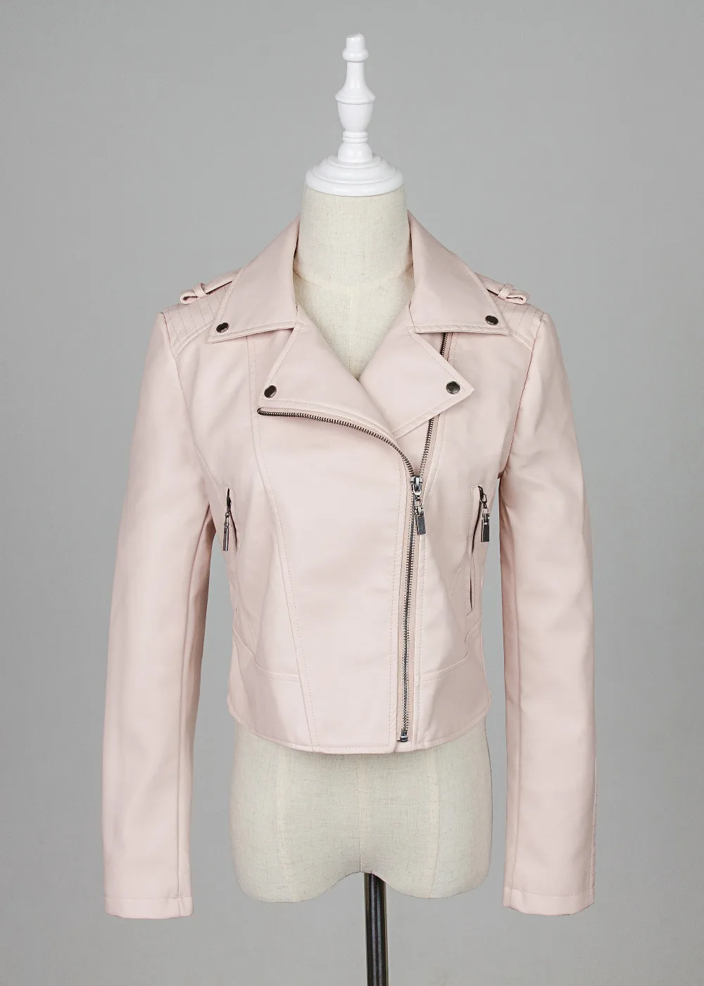 2018 женская короткая куртка из искусственной кожи осенне зимняя верхняя одежда на