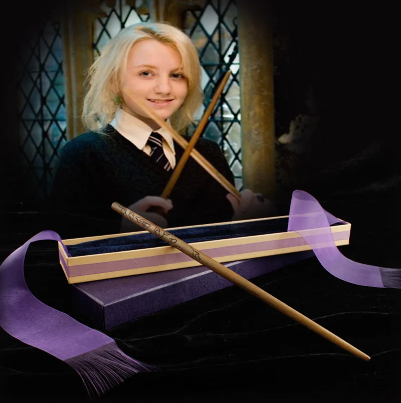 Luna Lutips металлический сердечник hp Дамблдор Гермиона волдемор Рон волшебная палочка Рождество День рождения с билетом поезда Подарочная игрушка