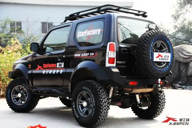 

Rear bumper with tyre carrier, 4X4 off road accessories parts for Suzuki Jimny