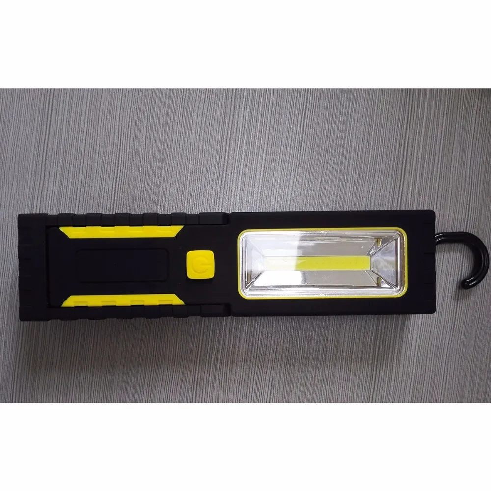 Strong magnet lamp work portable car light COB + 4 SMD LED hook small night camping tents emergency battery AAA | Лампы и освещение