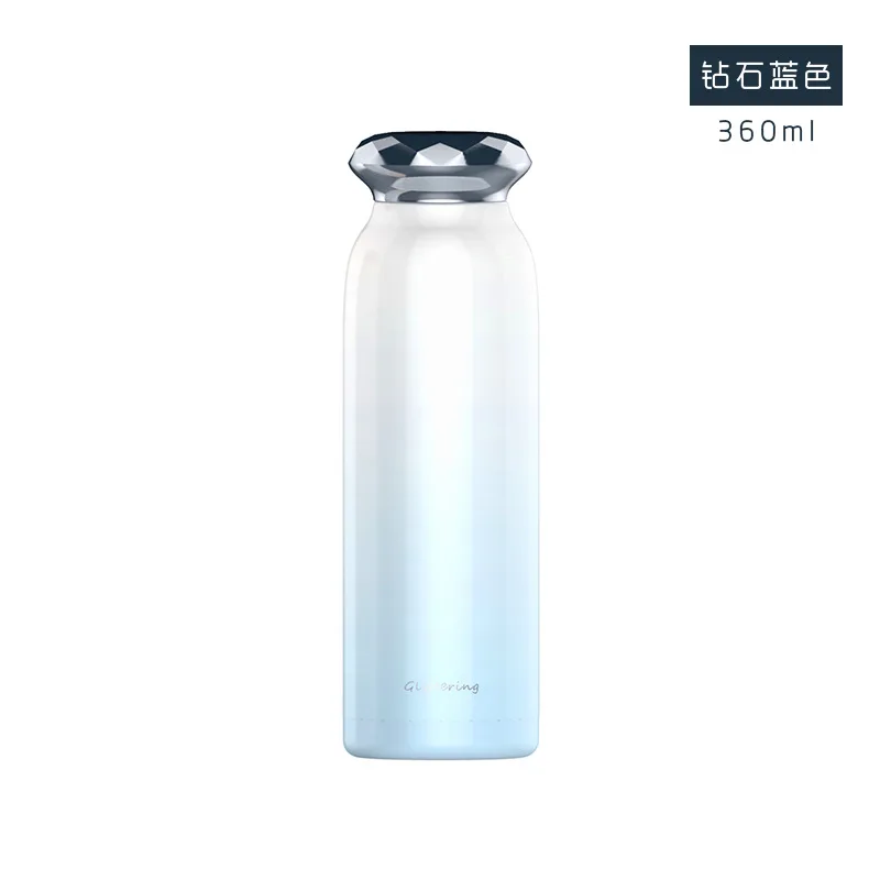 Модные алмазные вакуумные фляжки на заказ бесплатно термос из нержавеющей стали