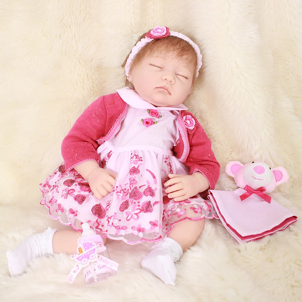 Кукла OtardDolls 20 дюймов Bebe Кукла Новорожденный 50 см силиконовый мягкий образ жизни Мягкая кукла Bjd принцесса Reborn Игрушки для девочек Подарки