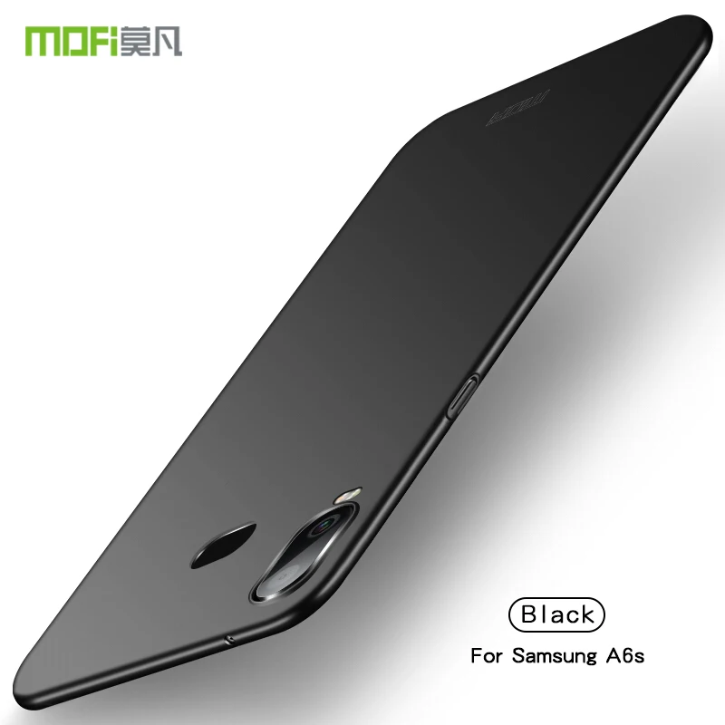 Для samsung Galaxy A6s чехол Mofi микрошлифовальный классический матовый жесткий защитный