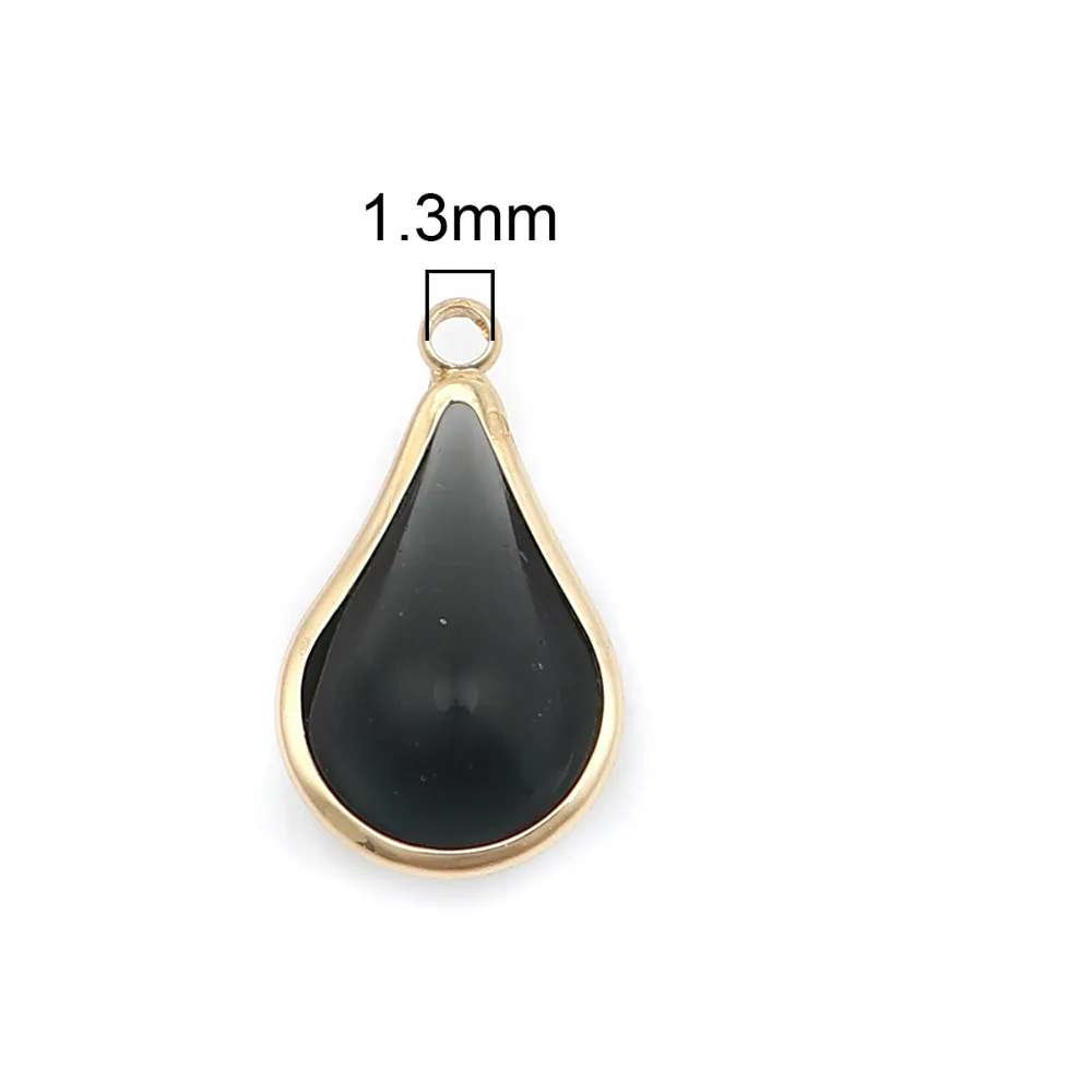 DoreenBeads модные медные и стеклянные подвески подвеска с подвеской в виде капли