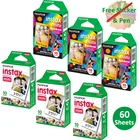 Фотобумага Fujifilm Instax Mini 8, 7s, 25, 25i, 50s, SP-1, с белым краем и радужной рамкой