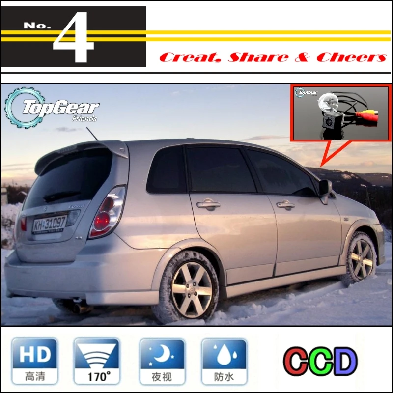 Автомобильная камера для Suzuki Aerio / Liana Hatchback Высококачественная Водонепроницаемая