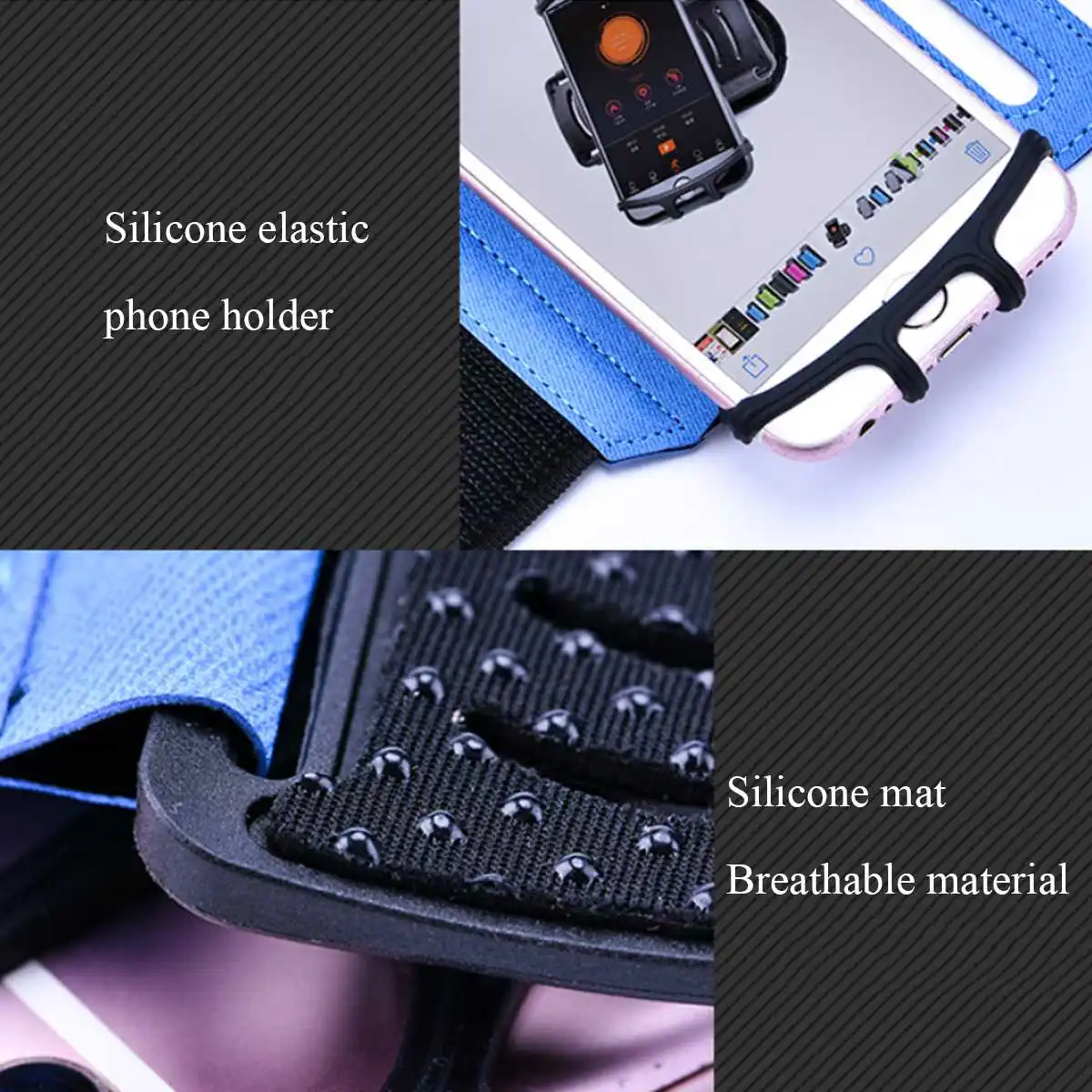 Universal Waterproof Phone Bag Case Running Sports Armband for iPhone Case Cover Holder Arm Band Wrist for 4-6 Inch Smartphone