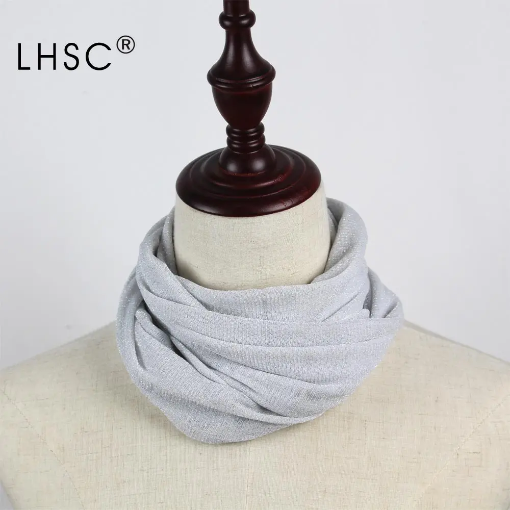 Детская одежда шарф женские зимние и осенние шарфы однотонный из вуали бренд