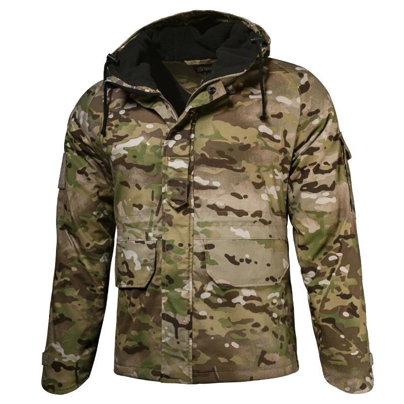 

Sector Seven Men's G8 Tactical Camouflage Jacket Military Fleece liner Outwear Windproof Waterproof Coat