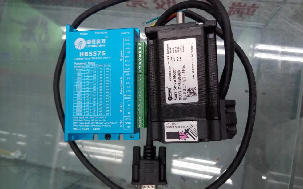 Новый двухфазный простой драйвер серводвигателя Leadshine HBS57S Серводвигатель 57HBM20