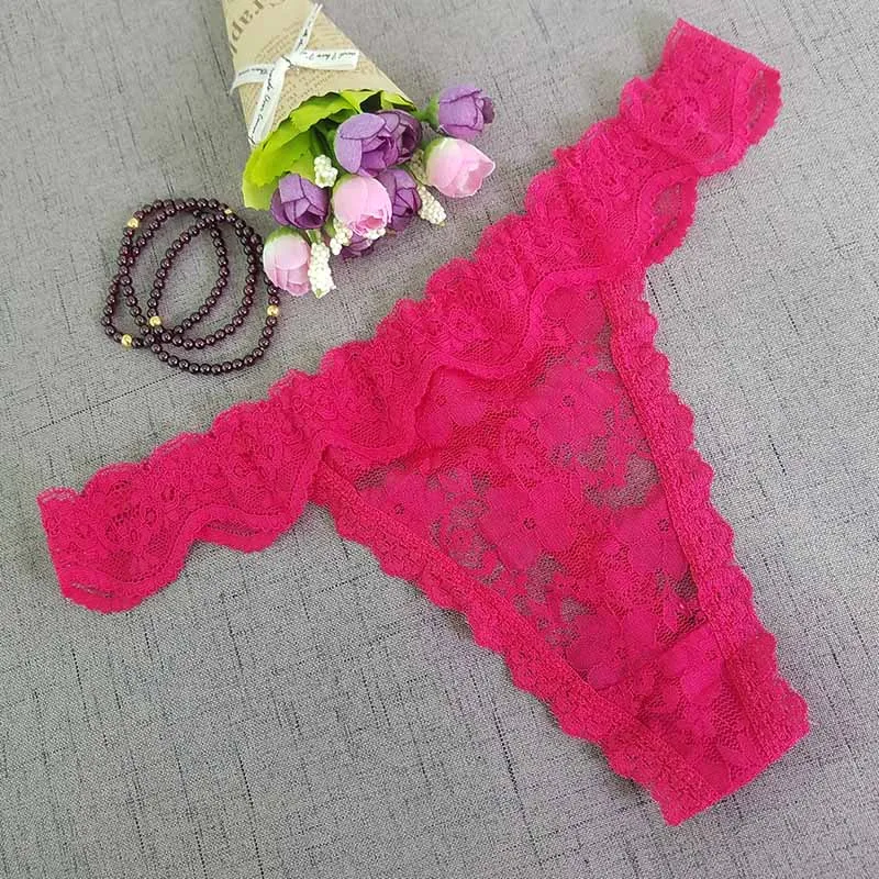 zhx99 red L XL Красочные регулируемые сексуальные удобные кружевные трусы g стринги Нижнее белье для женщин стринги 1 шт. ah21 - Цвет: zhx99 red