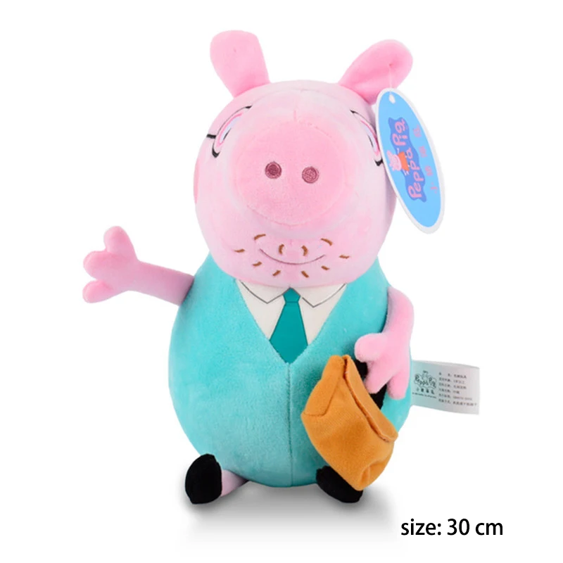 Оригинальные Плюшевые игрушки Peppa, Свинка Джордж, семейные друзья, школьные вечерние украшения, детский подарок на Рождество, Хэллоуин