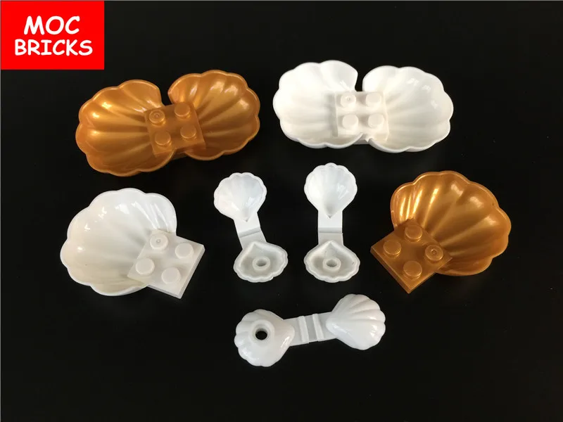 20 шт./лот MOC Кирпичи DIY игрушечная пластина корпус золотой и белый цвет Новый
