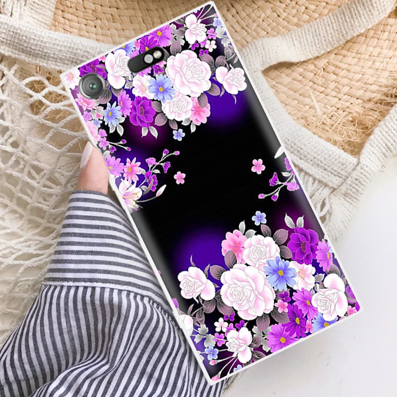 4.6 inch for Sony Xperia XZ1 Compact Full Protection Silicone Soft Sweethearts Phone Cases TPU Shell |