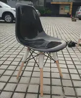 Car Accessories Glossy Surface Carbon Fiber Chair With Wooden Leg Fibre Universal Fitment Furniture Accessories Car Styling