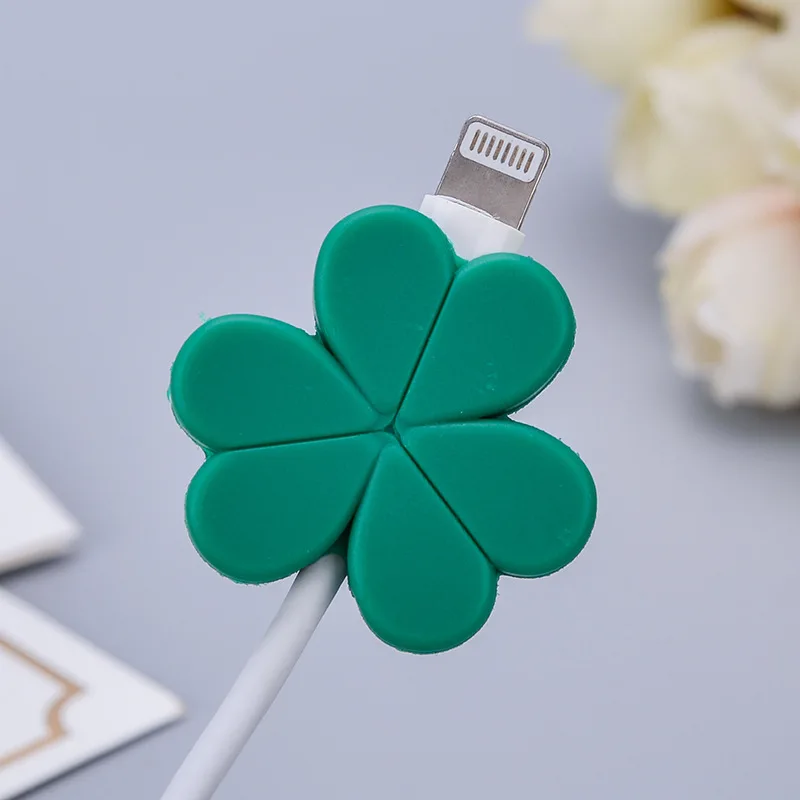 Design 5 as photo Высокое качество Ангел/летучая мышь USB кабель производитель Мультфильм шнур, кабель для наушников провода крышка намотки зарядное устройство Органайзер держатель для Iphone - Цвет: Design 5 as photo
