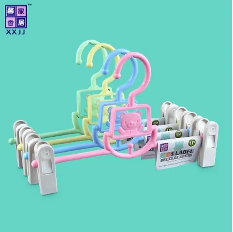 5 шт./лот 27 см детская вешалка для брюк одежды мультяшный Многофункциональный