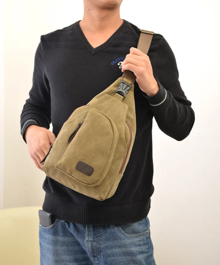 Лидер продаж Bolsos Mujer холст Для мужчин сумки груди Повседневное Crossbody Back Pack мужской сумка многофункциональный небольшой