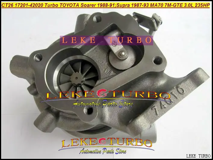 Турбокомпрессор CT26 17201 42020 турбокомпрессор для TOYOTA SUPRA 1720142020 93SOARER 1987 91 MA70 7M GTE 7MGTE 3 0