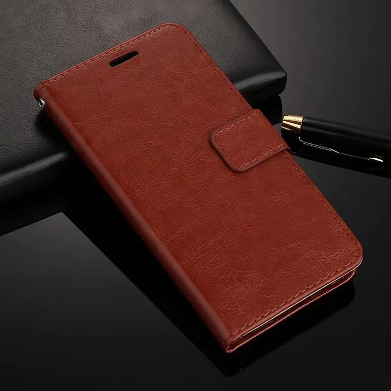 Для Meizu Pro 7 чехол Роскошный флип-кошелек ретро из искусственной кожи чехол для Meizu Pro 7 Pro7 Pro 7 Plus чехол с функцией подставки держатель для карт