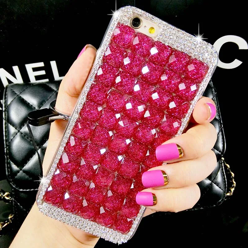 Bling чехол для сяо Mi Max 2 6 плюс 5 5S 5C A1 5x4 3 Redmi 4X3 4A Note 4x4 со стразами Coque diamond Капа