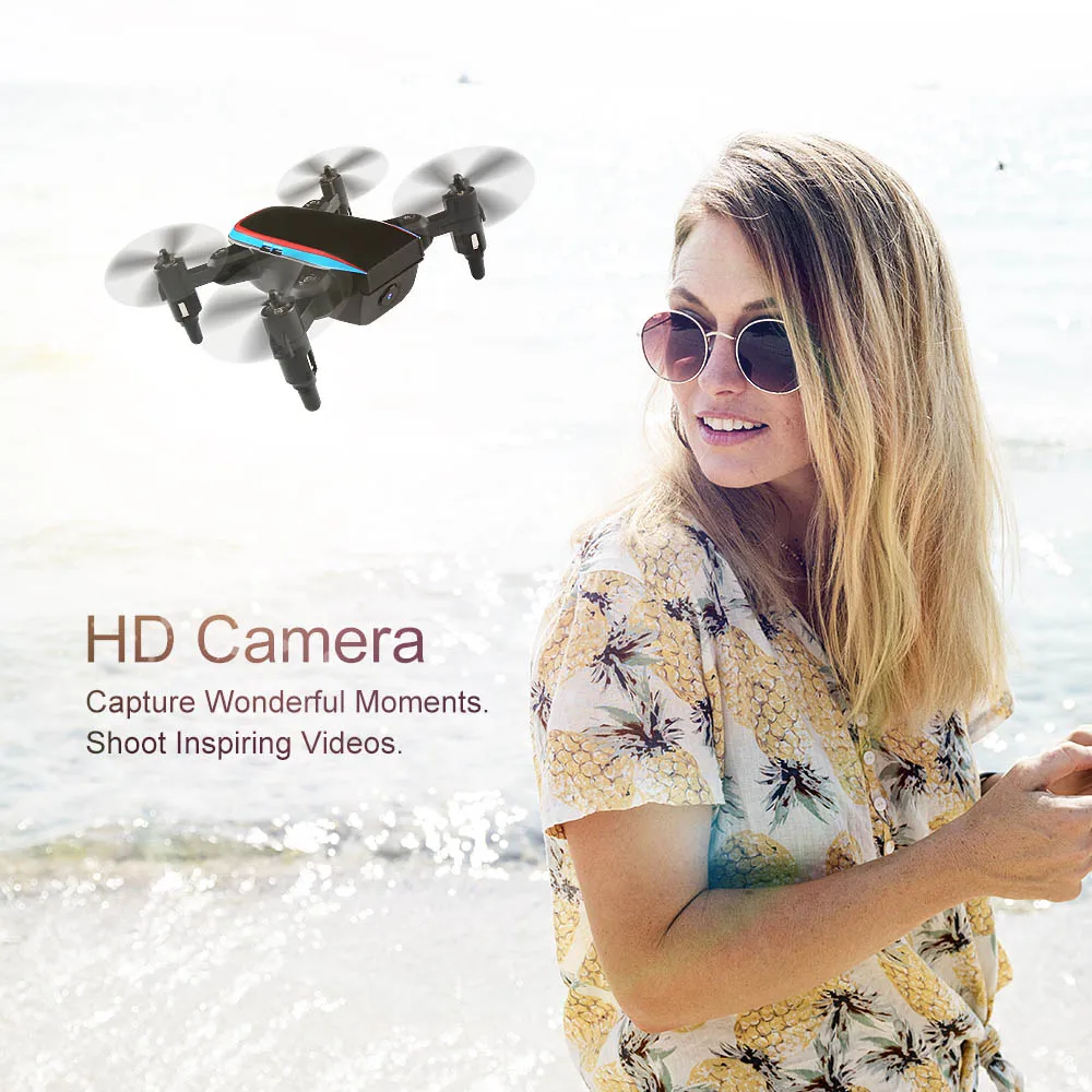 H53W Headless режим Wi Fi FPV 480 P Камера складной мини Drone APP Управление Quadcopter Дрон с