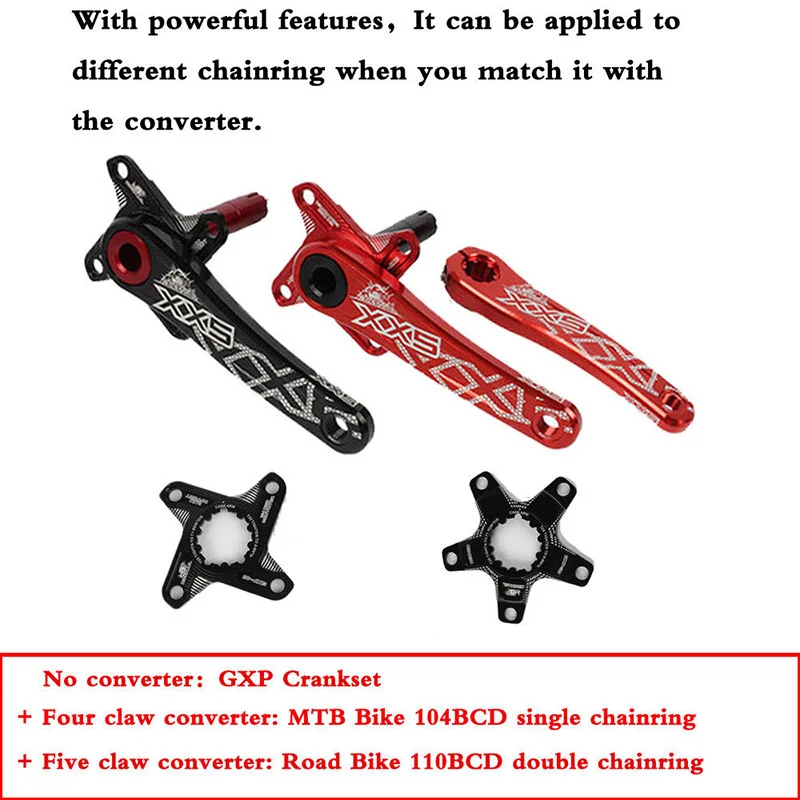 MTB велосипед GXP шатун 7075-T6 кривошипная цепь 34T 36T 38T 40T 170 мм для Sram GXP XX1 X9 XO X01