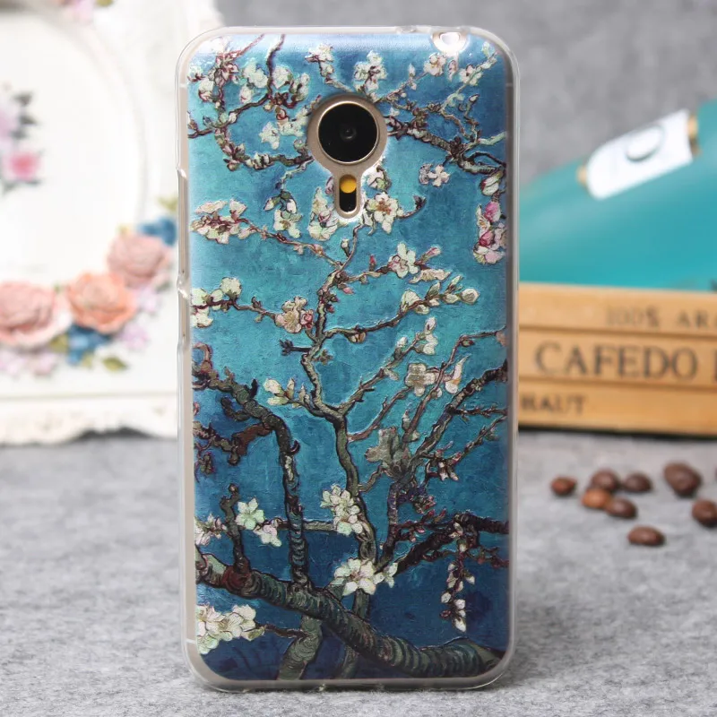 QBQB For MEIZU MX5 Phone Bag Case 3D Stereo Relief Painting Soft Silicon Back Cover Colorful New anti-knock TPU case |
