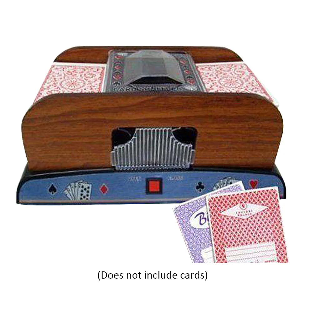 В Покер игральные карты деревянный Электрический Automaoard Gametic Card Shuffler