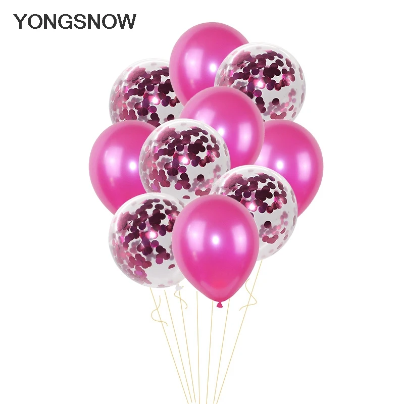 14 шт./компл. воздушные шары из фольги конфетти для украшения свадьбы дня рождения