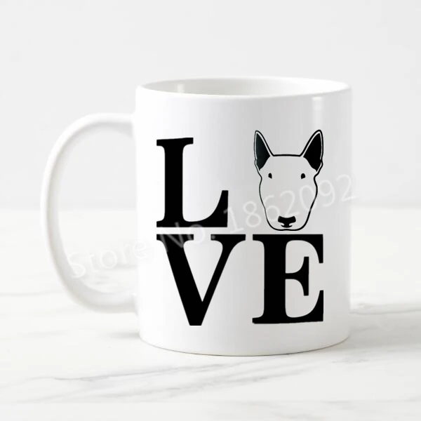 Кофейная кружка с надписью Keep Calm and Hug Your Bull Terrier романтичная чашка для щенков 11