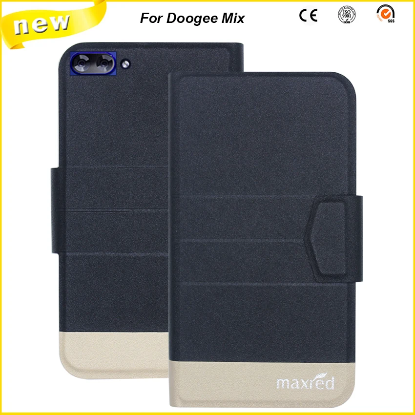 Оригинал! Doogee Mix чехол 5 цветов модный роскошный Ультратонкий Флип-кожа защитa